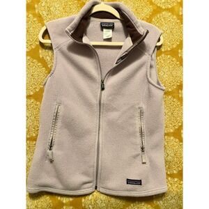 Patagonia Synchilla Fleece Vest Womens Large Lavender Purple Full Zip Jacket L